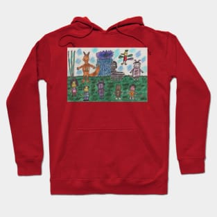 Funny Animals from Childrens Fantasies Hoodie